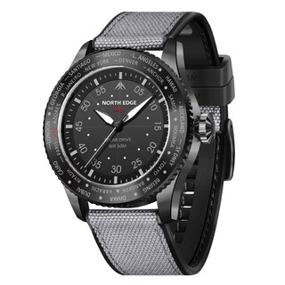 Foto 4 | Reloj Solar Pilot Quartz North Edge Mach Para Hombre - Venta Internacional.