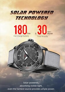 Foto 7 | Reloj Solar Pilot Quartz North Edge Mach Para Hombre - Venta Internacional.
