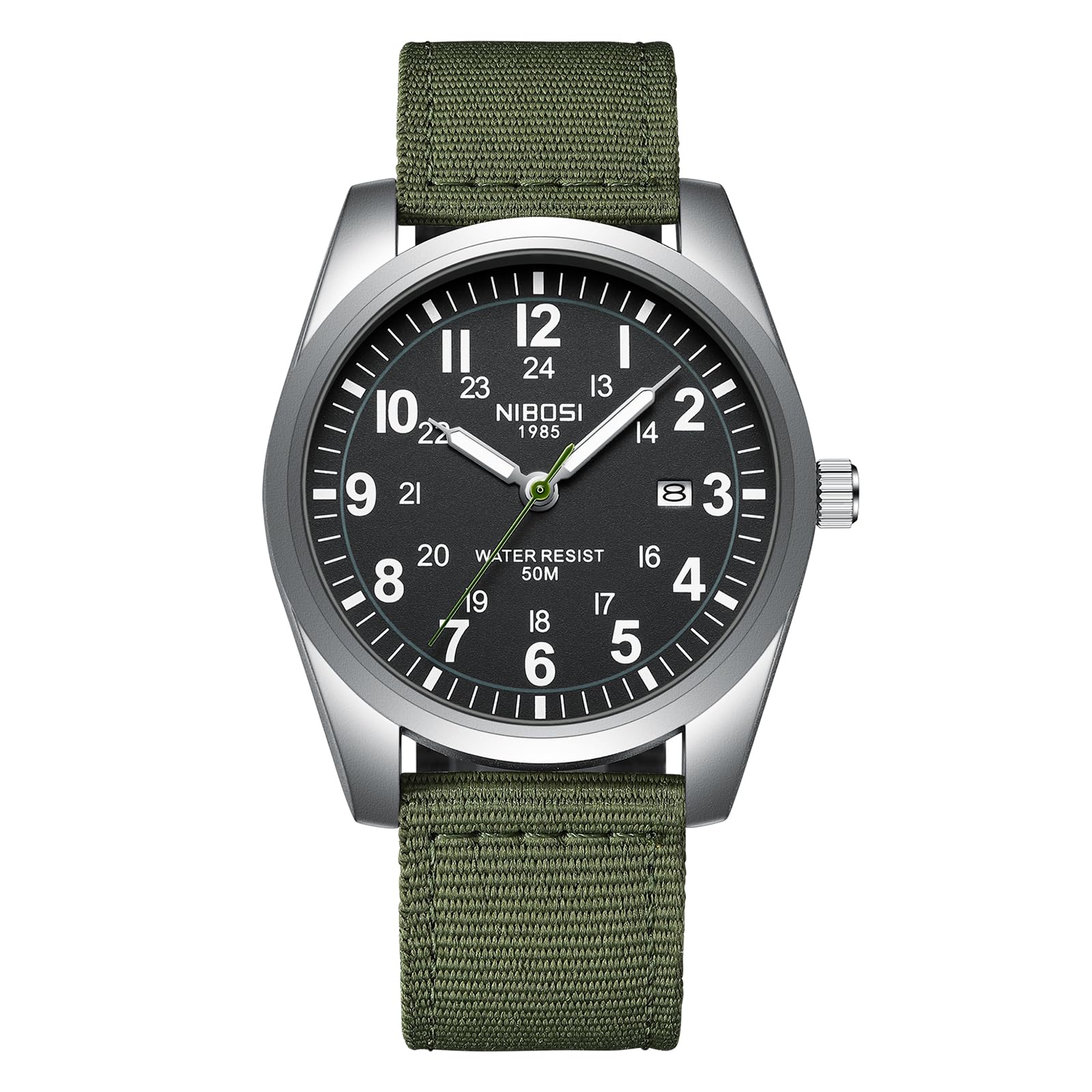 Reloj Nibosi Analógico Militar Impermeable Con Calendario Para Hombre - Venta Internacional.