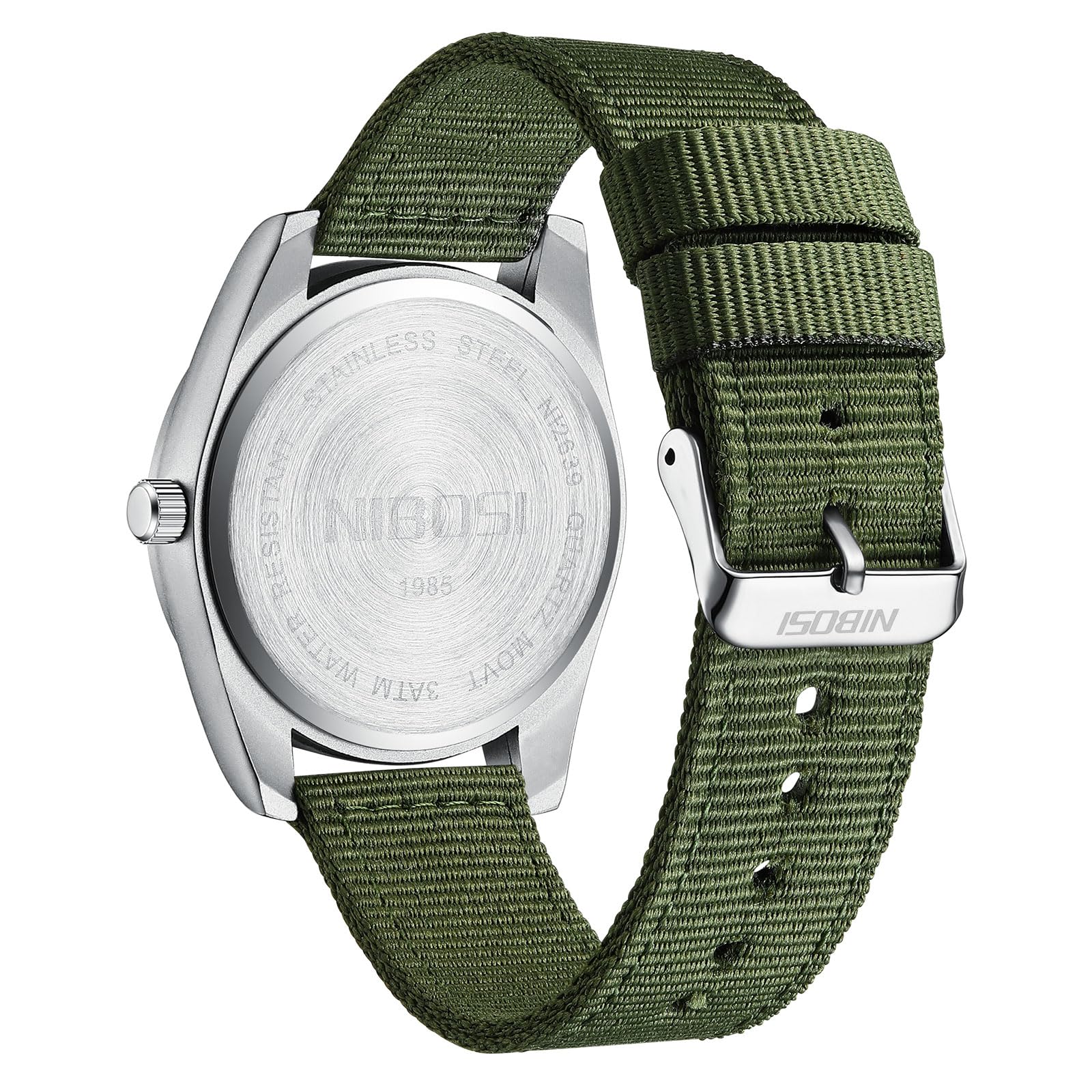Foto 5 pulgar | Reloj Nibosi Analógico Militar Impermeable Con Calendario Para Hombre - Venta Internacional.