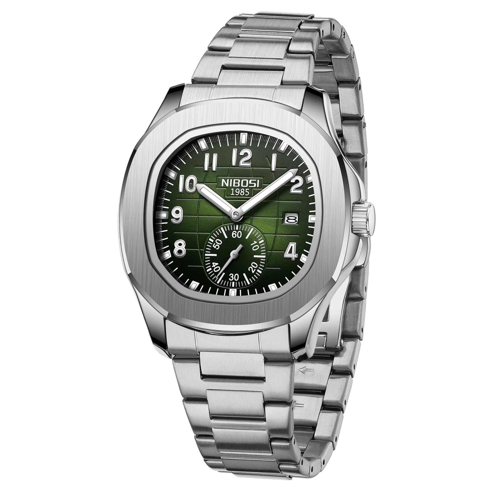 Reloj Analógico Nibosi De Cuarzo Militar De Acero Inoxidable Para Hombre - Venta Internacional.