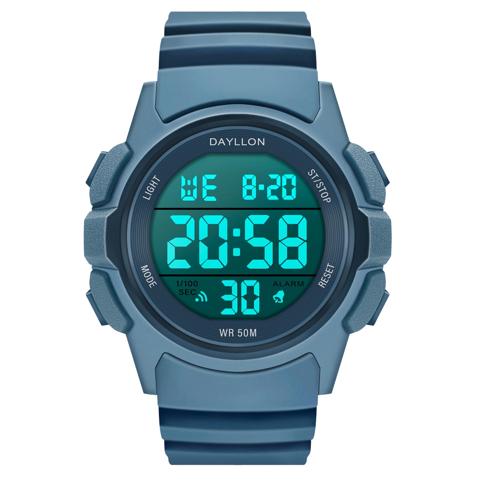 Foto 2 pulgar | Reloj Dayllon Digital Sports A Prueba De Agua Para Hombre, Color Azul - Venta Internacional.