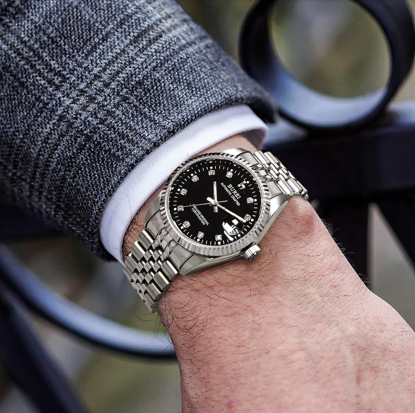 Foto 7 pulgar | Reloj Burei Para Hombre, Automático, De Lujo, A La Moda, Impermeable - Venta Internacional.