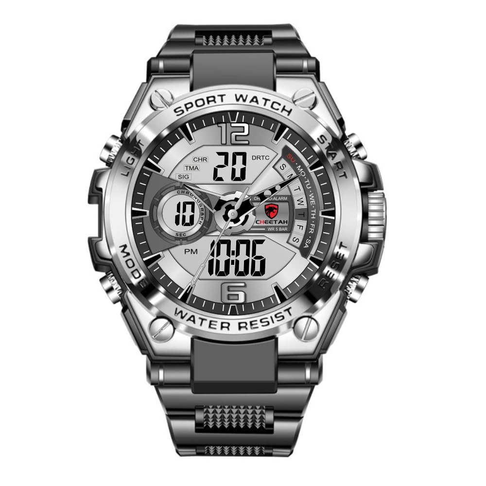 Reloj Cheetah Para Hombre, Deporte Al Aire Libre, Impermeable, Analógico-digital - Venta Internacional.