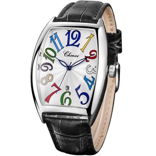 Foto 1 | Reloj Tiong Con Correa Cuadrada De Cuero Negro, Diseño Luminoso, Para Hombre - Venta Internacional.