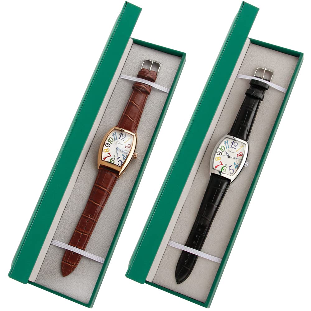 Foto 4 pulgar | Reloj Tiong Con Correa Cuadrada De Cuero Negro, Diseño Luminoso, Para Hombre - Venta Internacional.