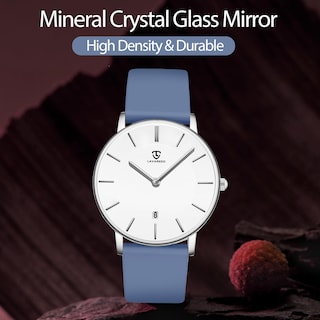 Foto 6 | Reloj L Lavaredo Para Hombre Llavaredo De Silicona Extremadamente Fina - Venta Internacional.