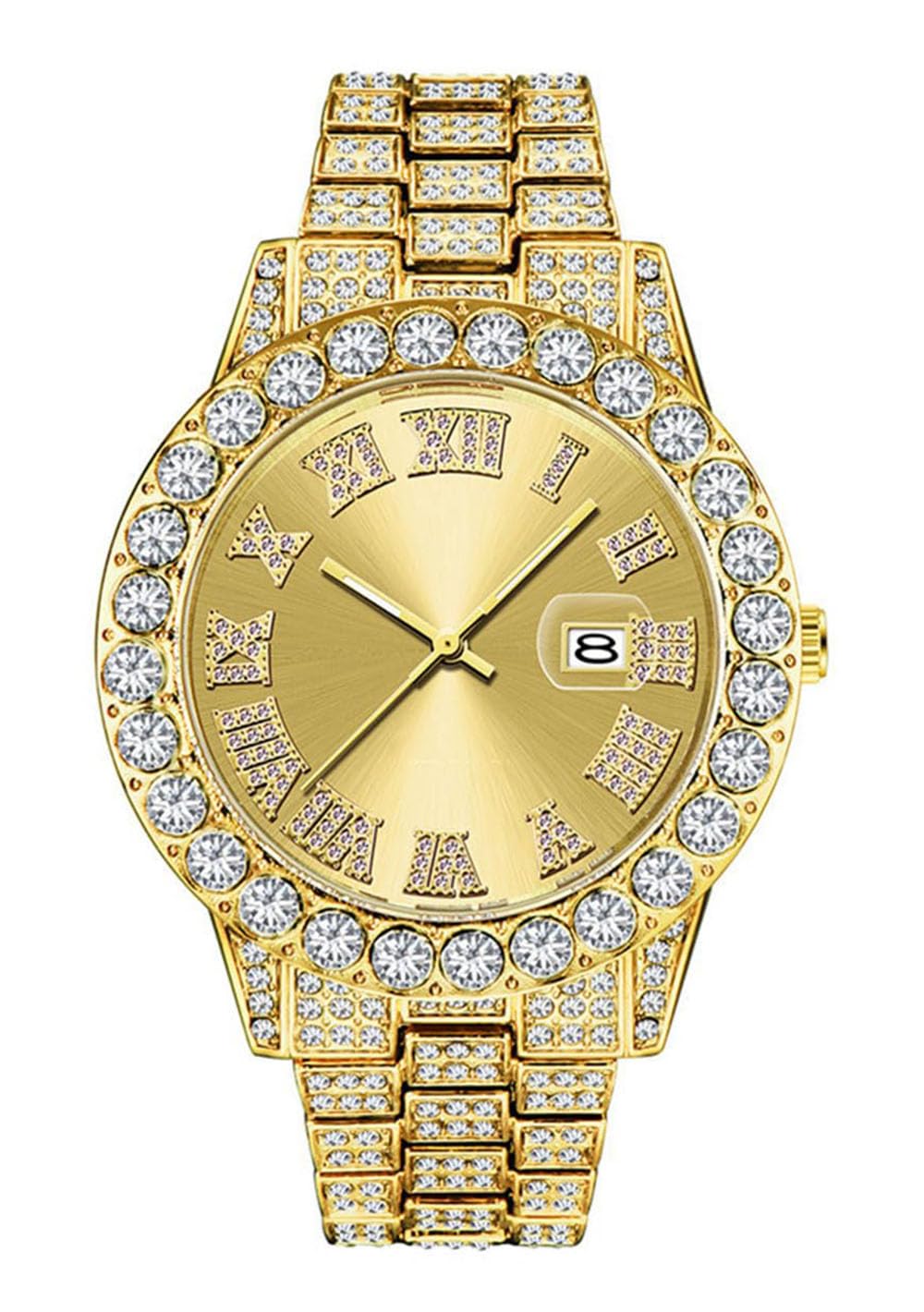 Reloj Senrud De Cuarzo Con Diamantes De Imitación Y Cristal A La Moda Para Hombre - Venta Internacional.