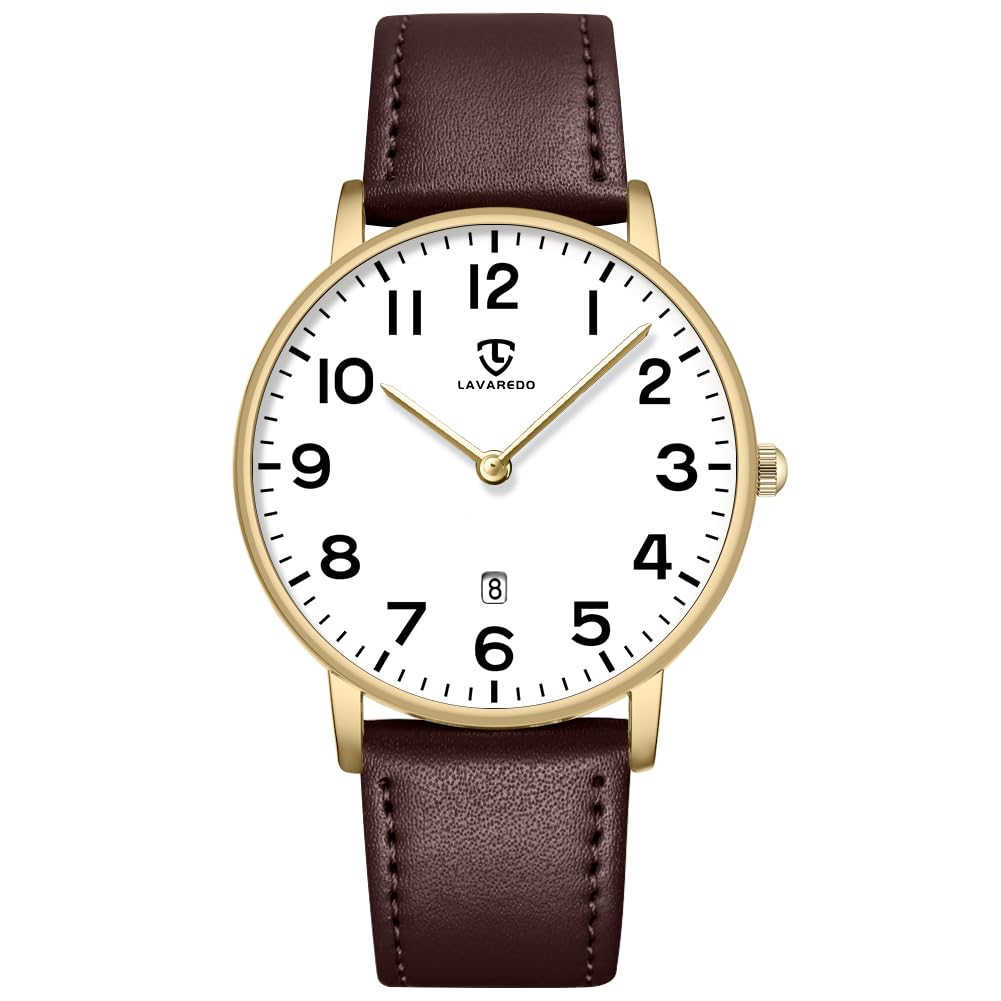 Reloj L Lavaredo Para Hombre Llavaredo De Piel Extremadamente Fina - Venta Internacional.