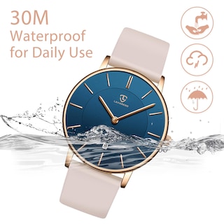 Foto 6 | Reloj L Lavaredo Para Hombre Llavaredo De Silicona Extremadamente Fina - Venta Internacional.
