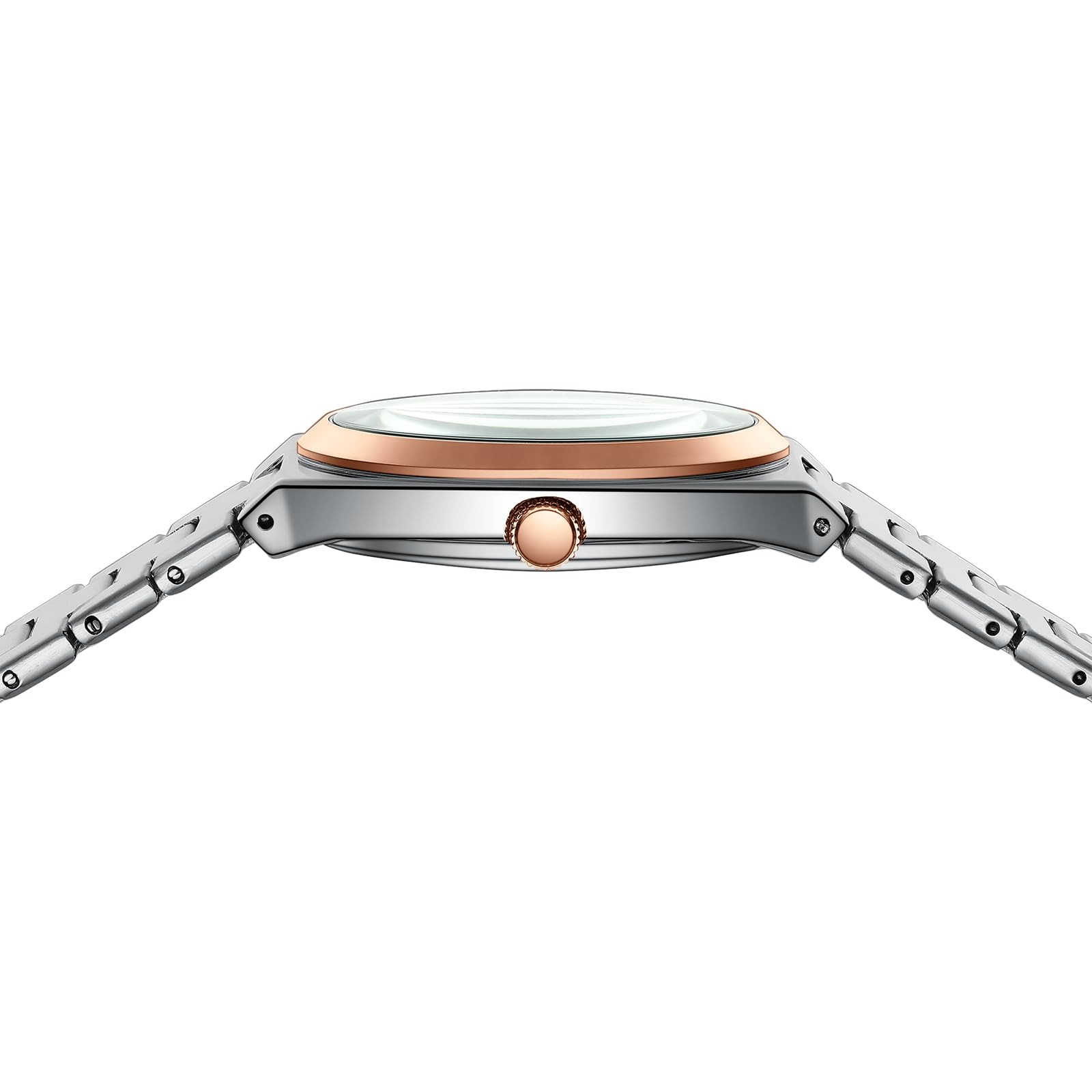 Foto 5 pulgar | Reloj De Cuarzo Analógico Nibosi Para Hombre Con Fecha De Día Y Acero Inoxidable - Venta Internacional.