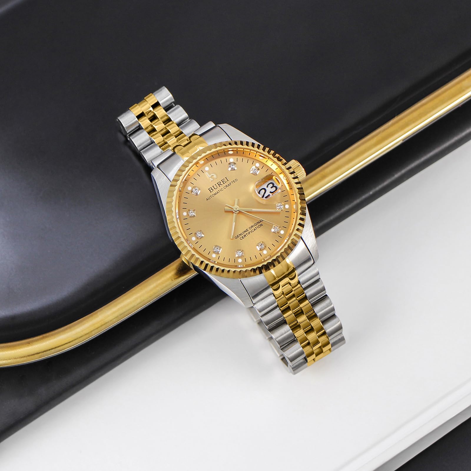 Foto 3 pulgar | Reloj Burei Para Hombre, Automático, De Lujo, A La Moda, Impermeable - Venta Internacional.