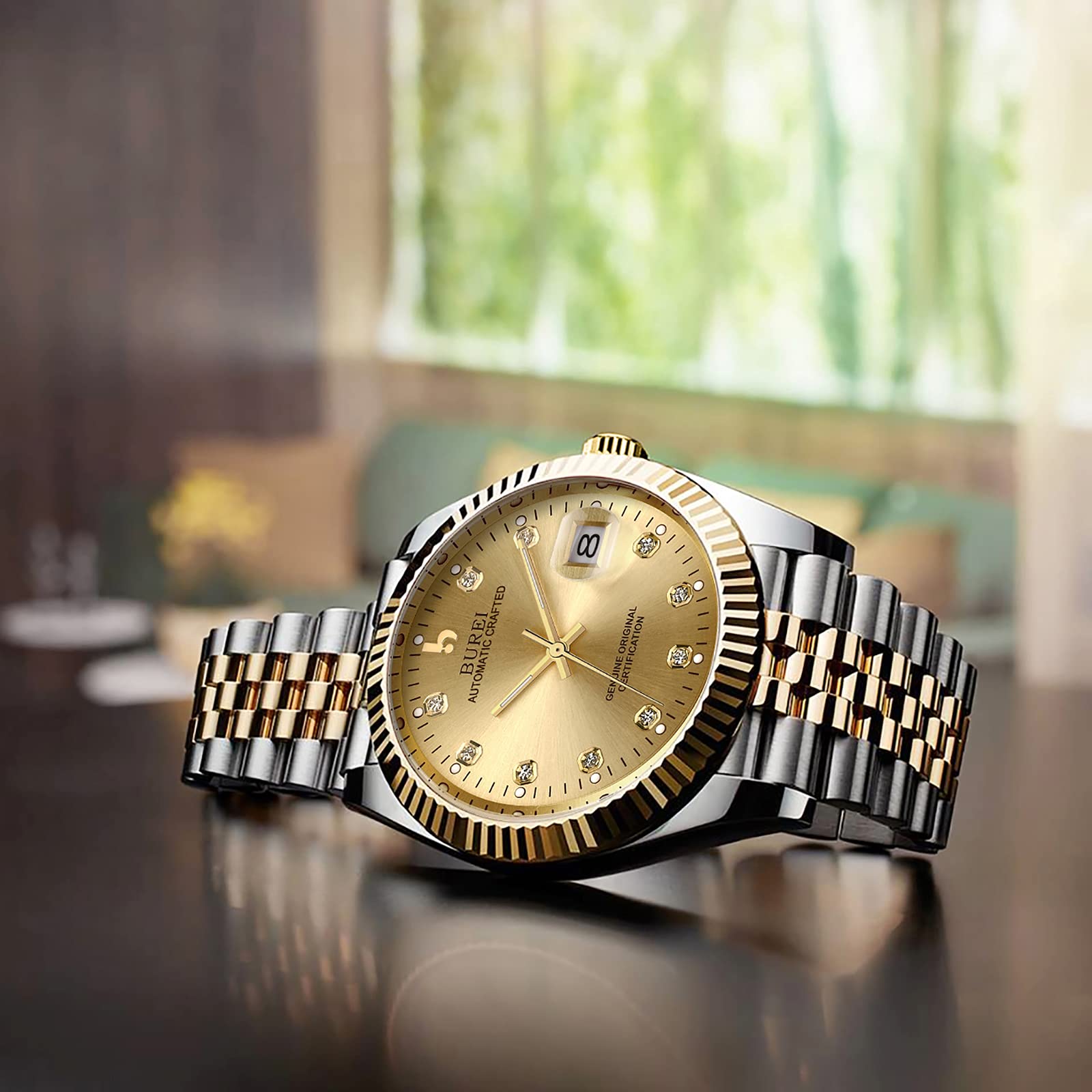 Foto 5 pulgar | Reloj Burei Para Hombre, Automático, De Lujo, A La Moda, Impermeable - Venta Internacional.