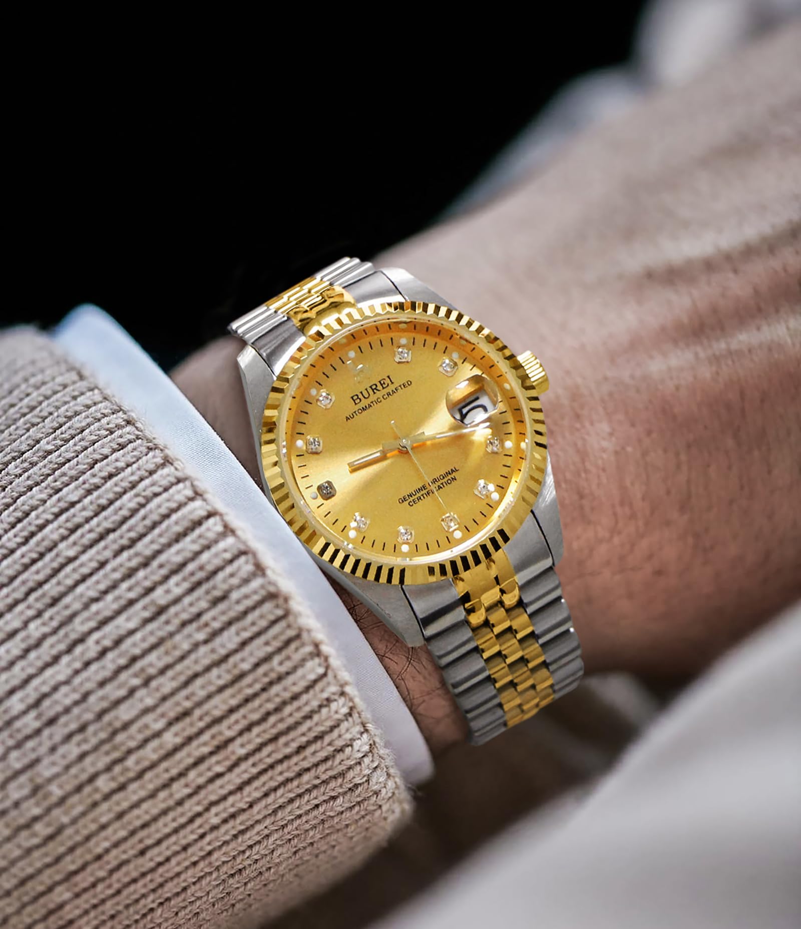 Foto 7 | Reloj Burei Para Hombre, Automático, De Lujo, A La Moda, Impermeable - Venta Internacional.