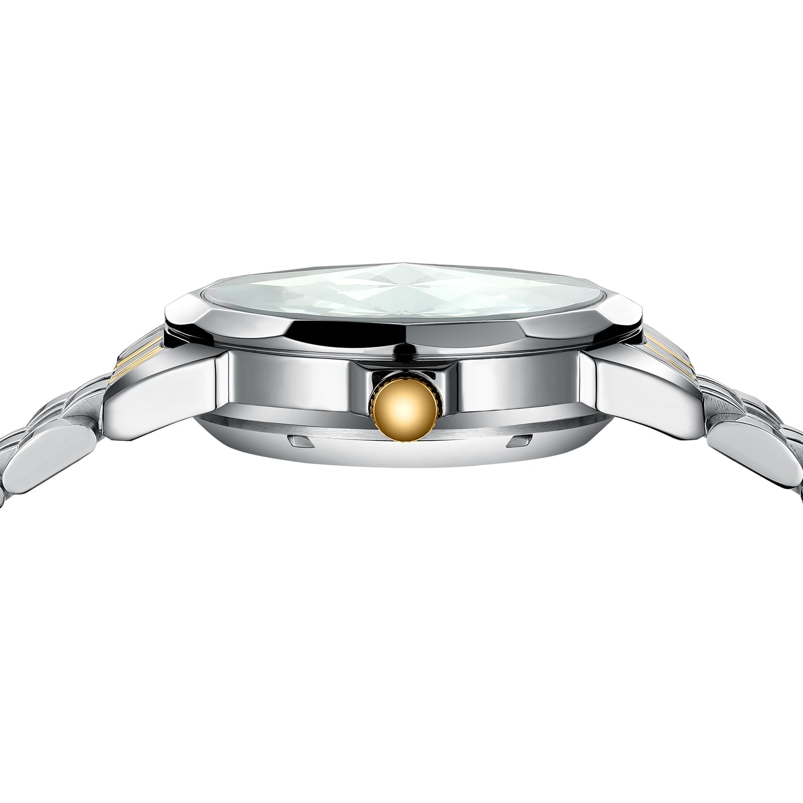 Foto 4 | Reloj Nibosi Analógico Impermeable Diamond Day-date Para Hombre - Venta Internacional.
