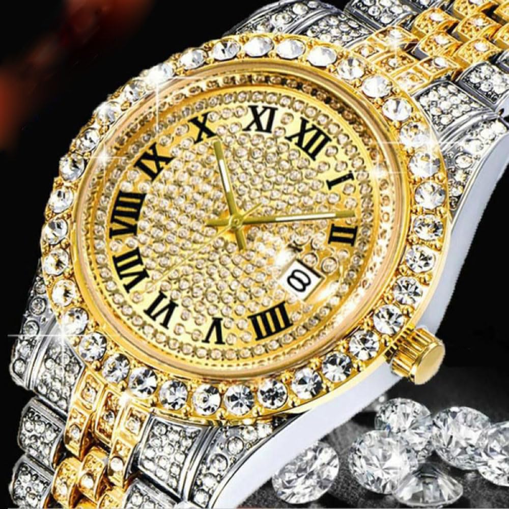 Foto 4 pulgar | Reloj Analógico Senrud Diamond Fashion Crystal Quartz Para Hombre - Venta Internacional.