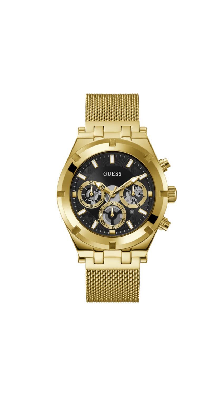 Foto 2 pulgar | Reloj Guess Dorado 44 mm para Hombre - Venta Internacional