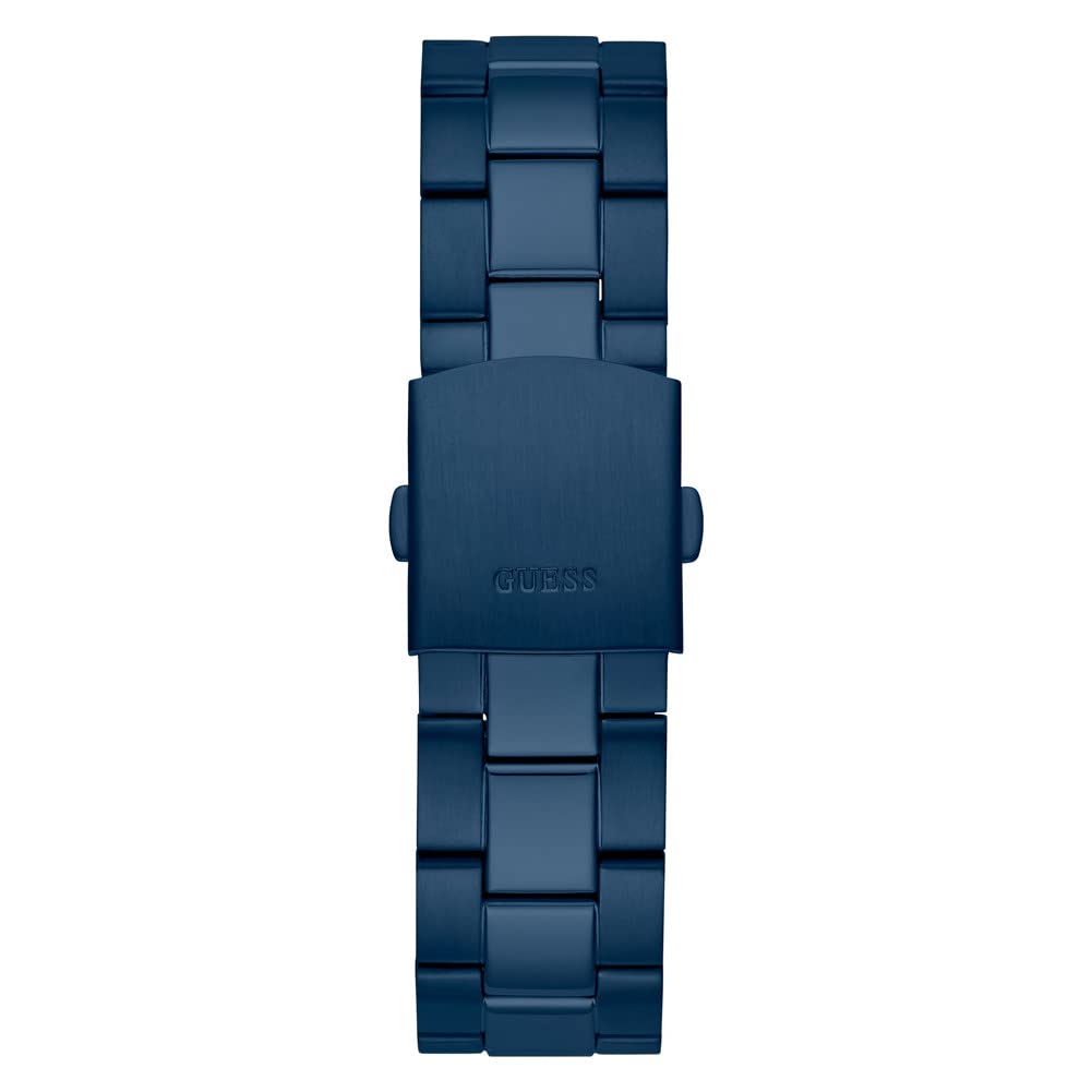 Foto 3 pulgar | Reloj Guess Para Hombre Con Correa Y Esfera Azul Marino Y Caja De Acero Inoxidable - Venta Internacional.