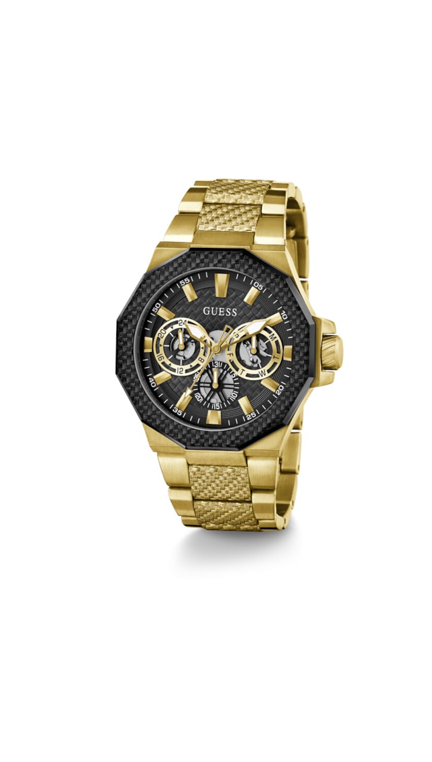 Foto 3 pulgar | Reloj Guess Dorado para Hombre - Venta Internacional