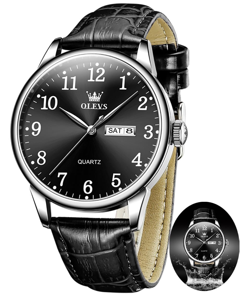 Reloj Olevs de Piel para Hombre Impermeable 30 M - Venta Internacional