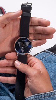 Foto 2 | Reloj Guess Caja de 44 mm Correa Negra y Esfera Azul para Hombre - Venta Internacional