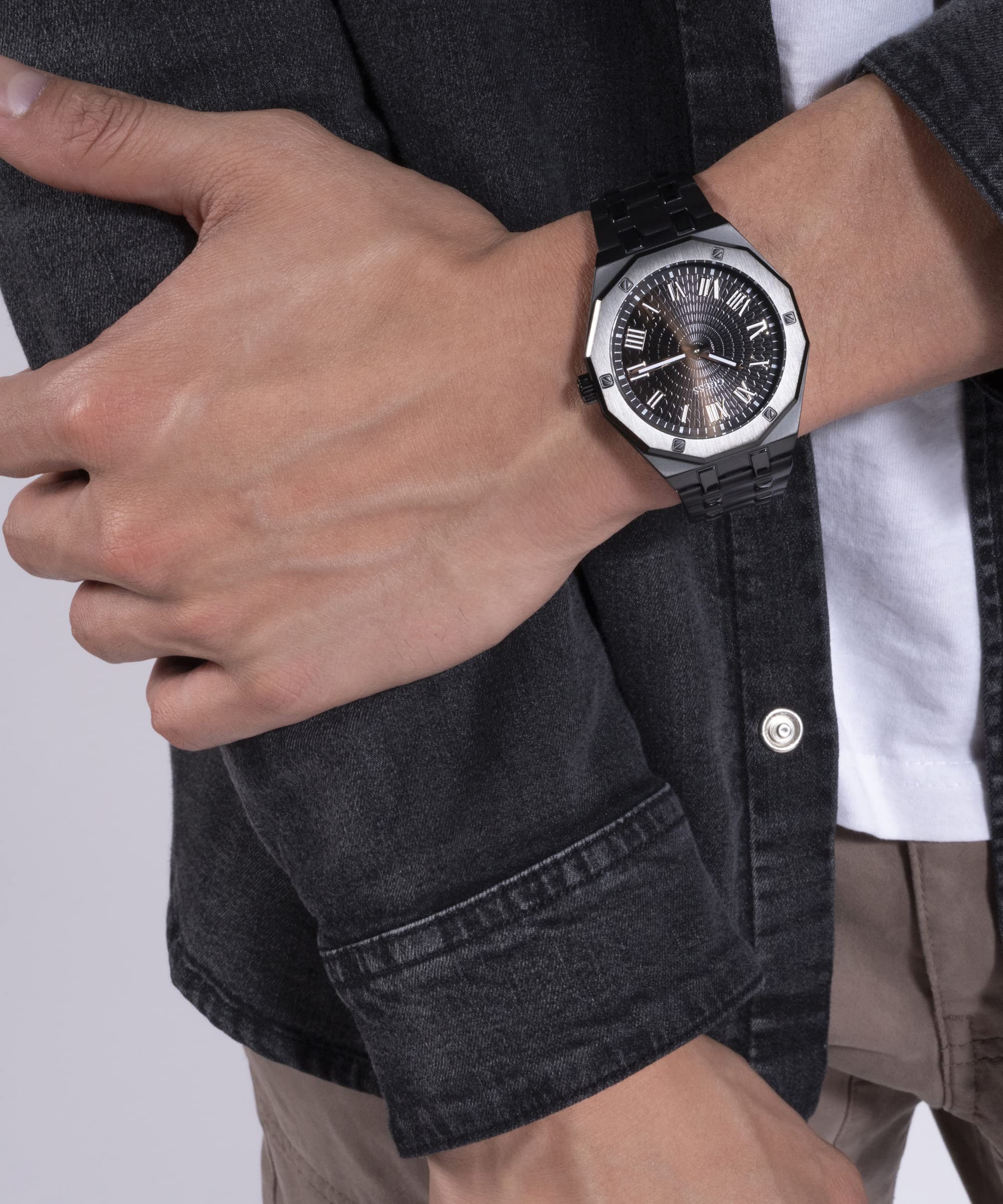 Foto 6 | Reloj Guess Acero Inoxidable para Hombre - Venta Internacional