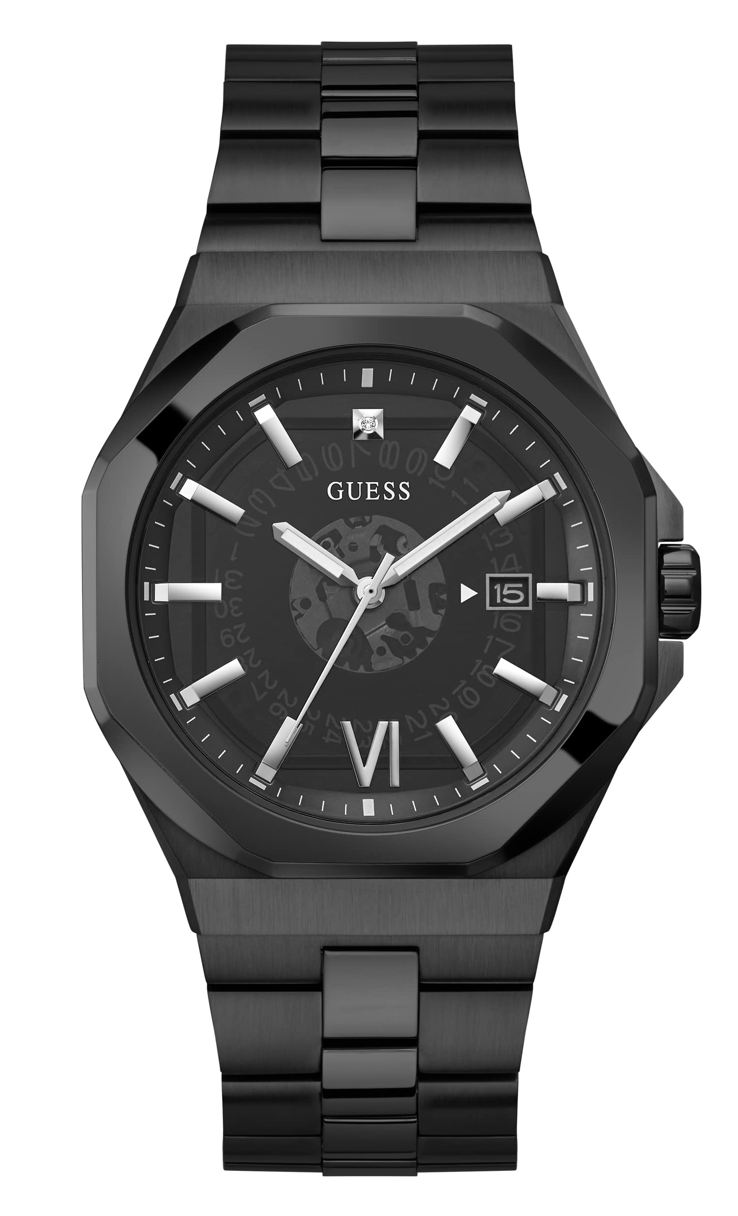 Foto 1 | Reloj Guess Negro para Hombre-Venta Internacional