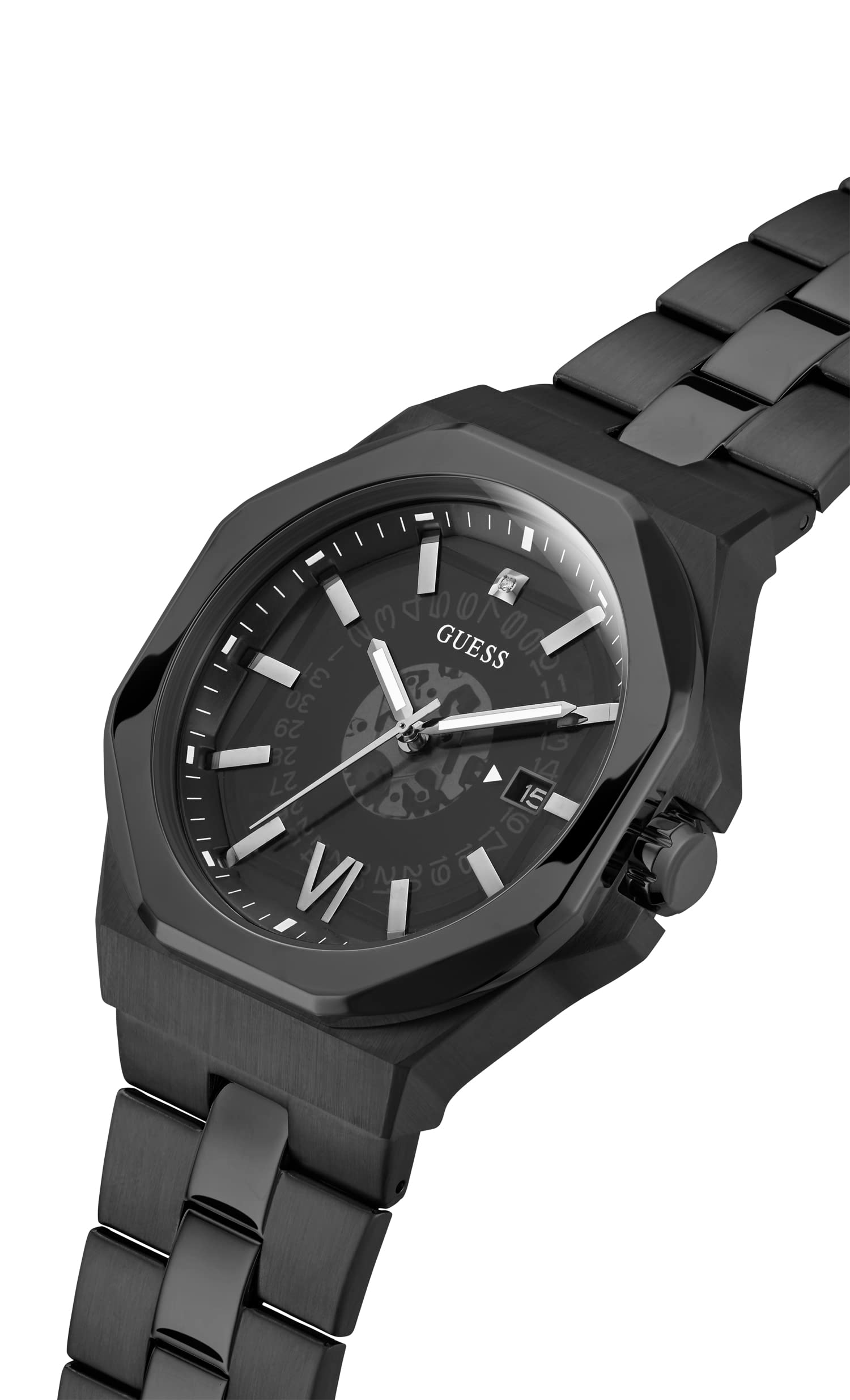 Foto 5 pulgar | Reloj Guess Negro para Hombre-Venta Internacional