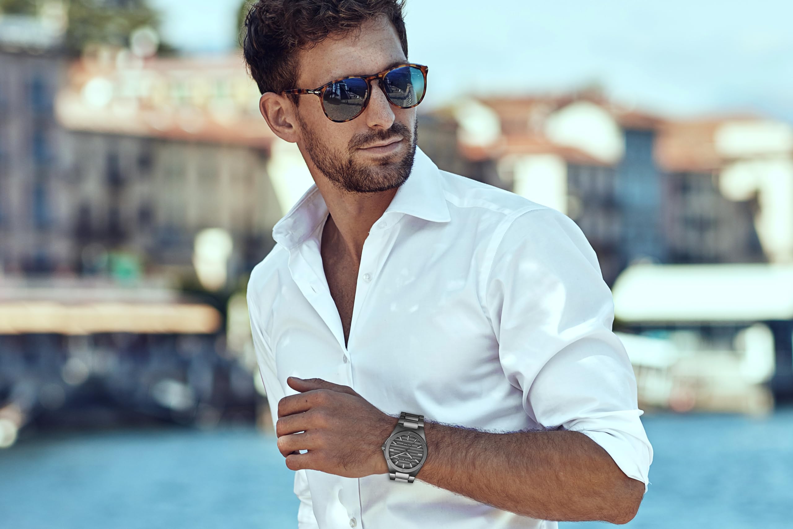 Foto 2 | Reloj Perry Ellis con Energía Solar de 42 Mm para Hombre - Venta Internacional