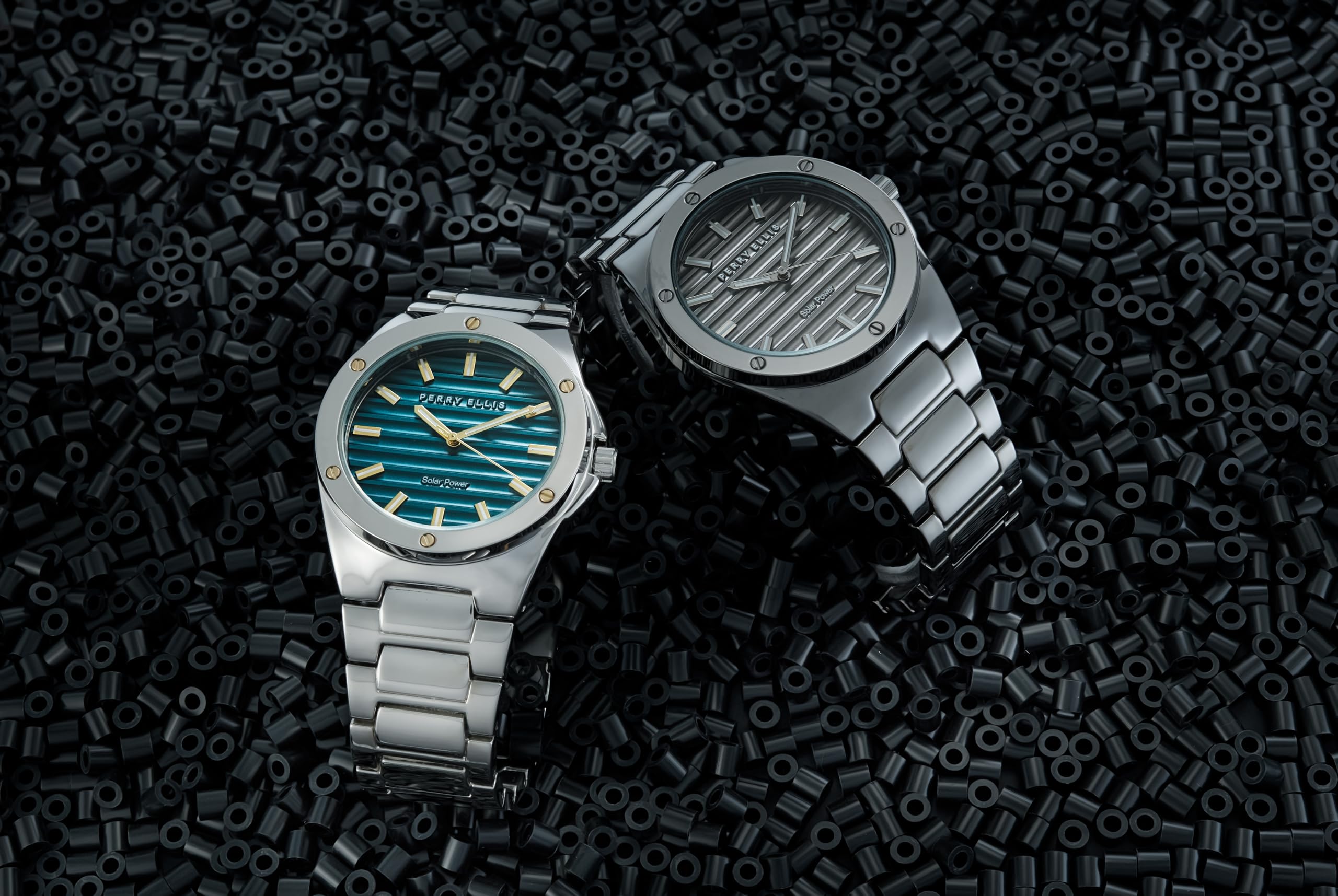 Foto 7 pulgar | Reloj Perry Ellis con Energía Solar de 42 Mm para Hombre - Venta Internacional