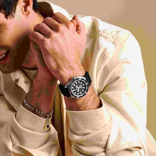 Foto 2 | Reloj Fossil Breaker Fs6062 Quartz 200 m con Correa de Silicona - Venta Internacional