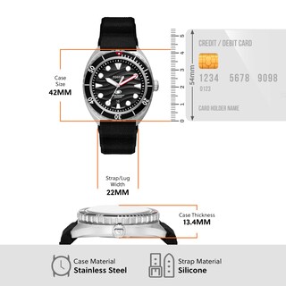Foto 5 | Reloj Fossil Breaker Fs6062 Quartz 200 m con Correa de Silicona - Venta Internacional