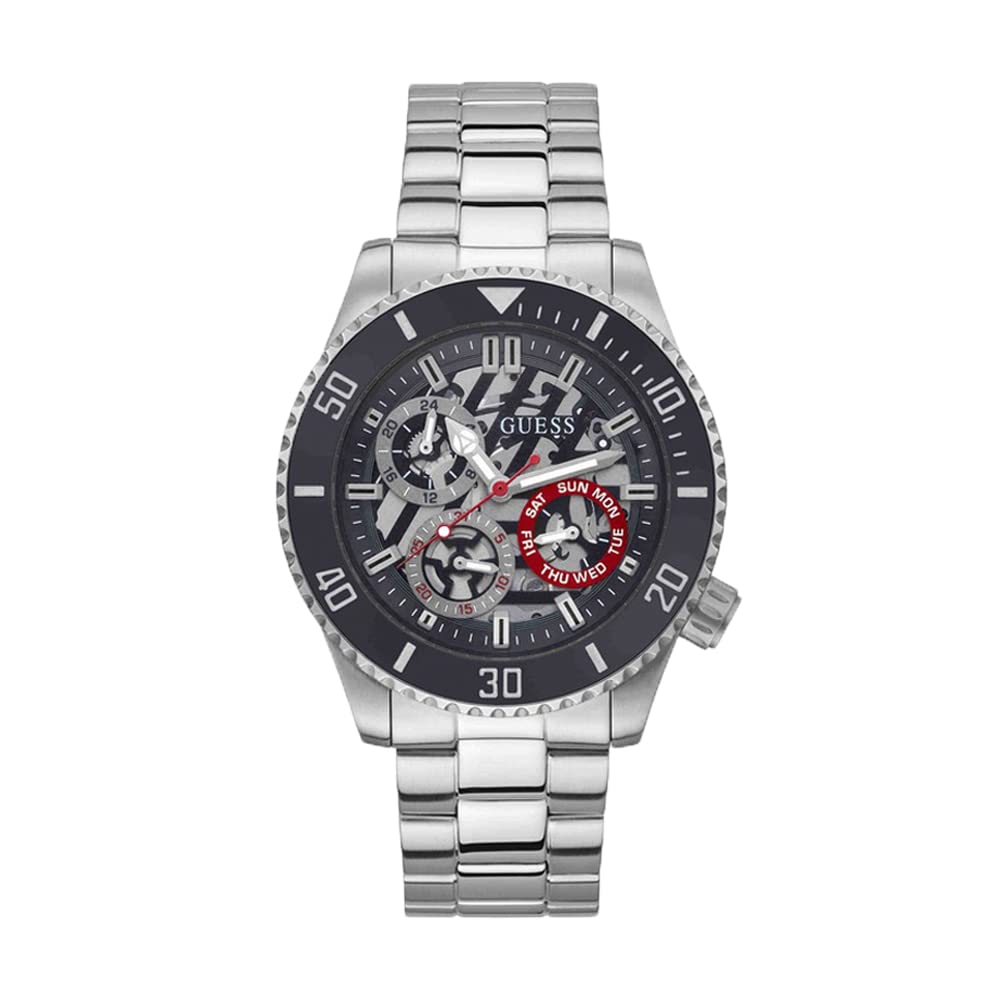 Foto 2 pulgar | Reloj Guess Plateado para Hombre - Venta Internacional