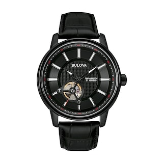 Foto 1 | Reloj Bulova Automático De Piel Para Hombre, 45 Mm, 21 Joyas - Venta Internacional.