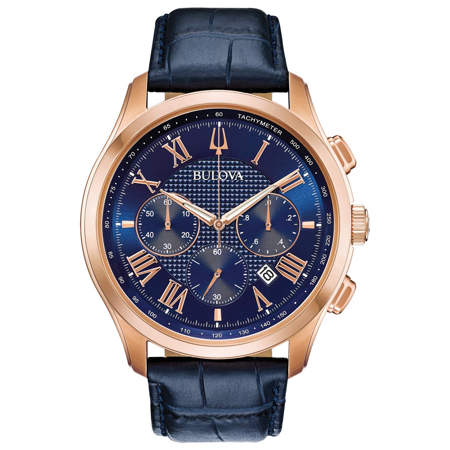 Reloj Bulova Wilton 21-jewel, 60 Horas, Reserva De Marcha, 43 Mm, Para Hombre - Venta Internacional.