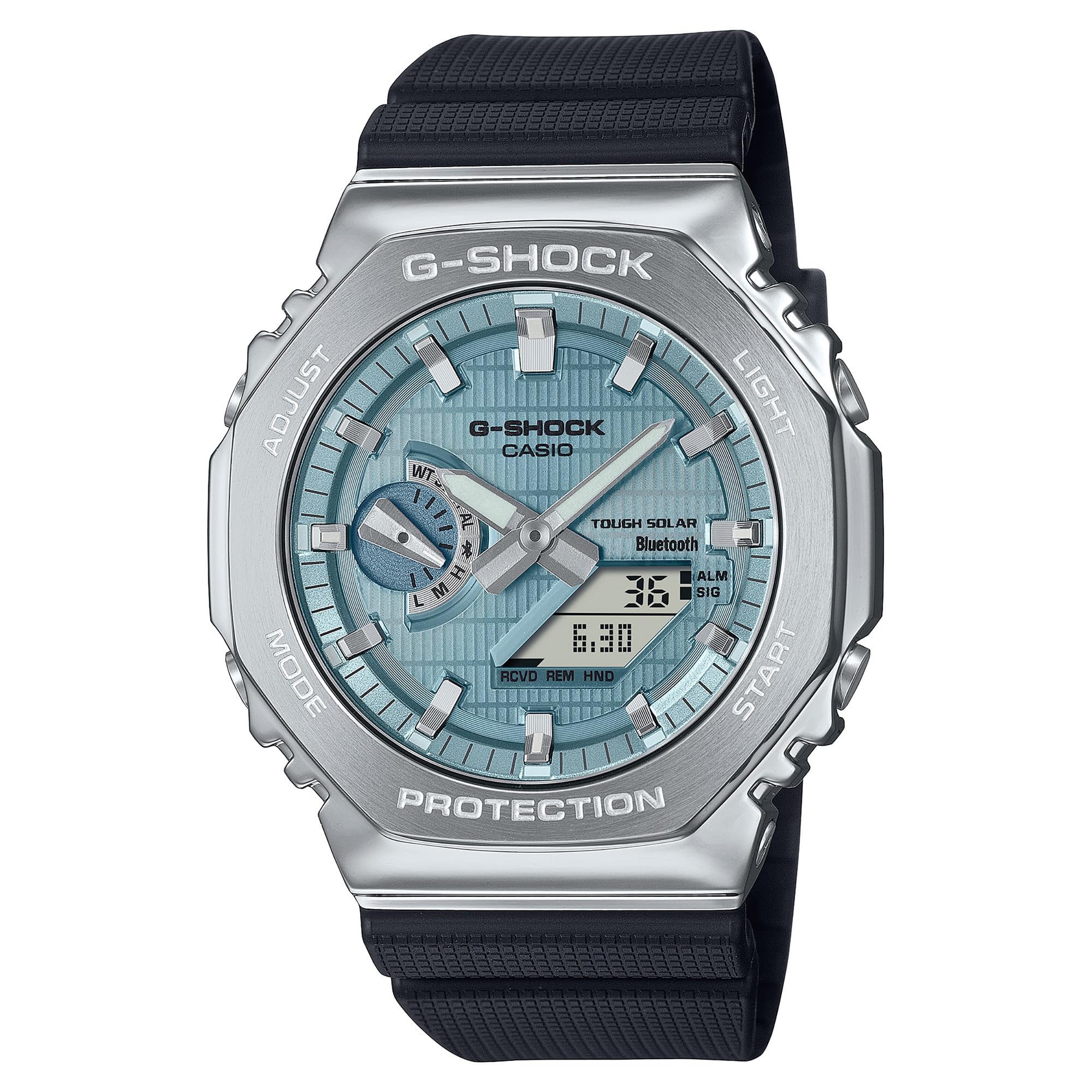 Reloj G-shock Casio G-steel Con Conexión Solar Gbm2100a-1a2 - Venta Internacional.