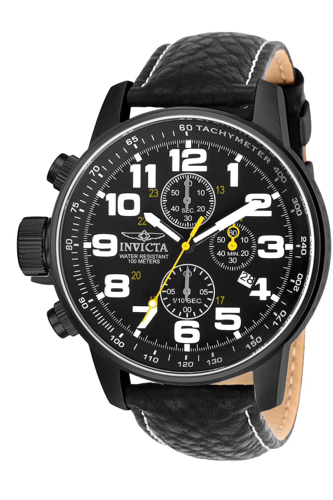 Foto 2 pulgar | Reloj Invicta I-force Con Correa De Piel De Cuarzo Para Zurdos - Venta Internacional.