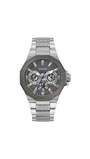 Foto 1 | Pulsera Watch Guess Para Hombre, Tono Plateado, 45 Mm, Esfera Gris - Venta Internacional.