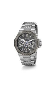Foto 2 | Pulsera Watch Guess Para Hombre, Tono Plateado, 45 Mm, Esfera Gris - Venta Internacional.