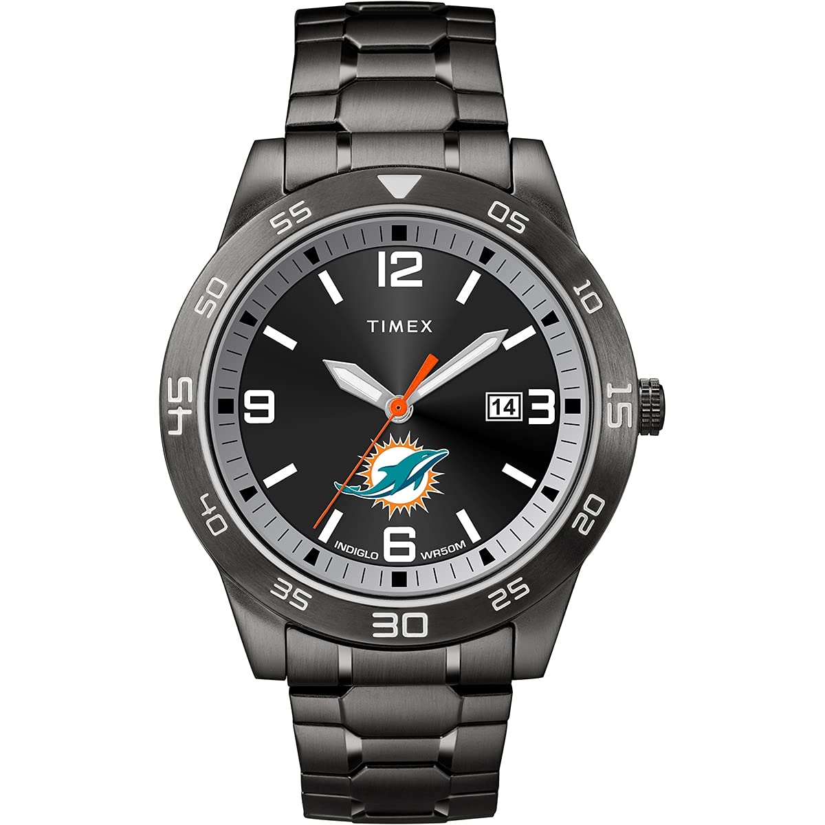 Mira Timex Nfl Acclaim Miami Dolphins Para Hombre - Venta Internacional.