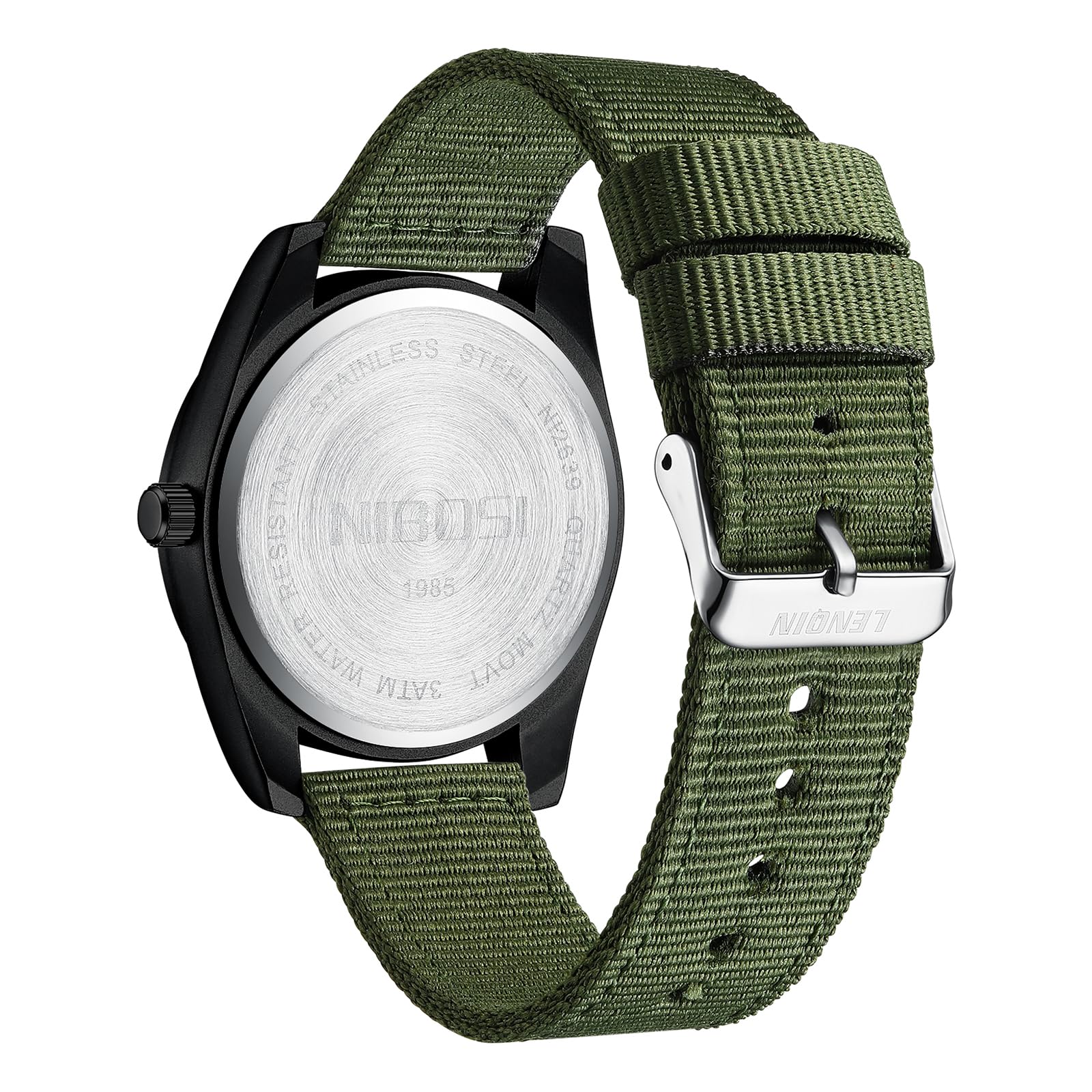 Foto 5 pulgar | Reloj Nibosi Analógico Militar con Correa de Nailon Impermeable para Hombre - Venta Internacional