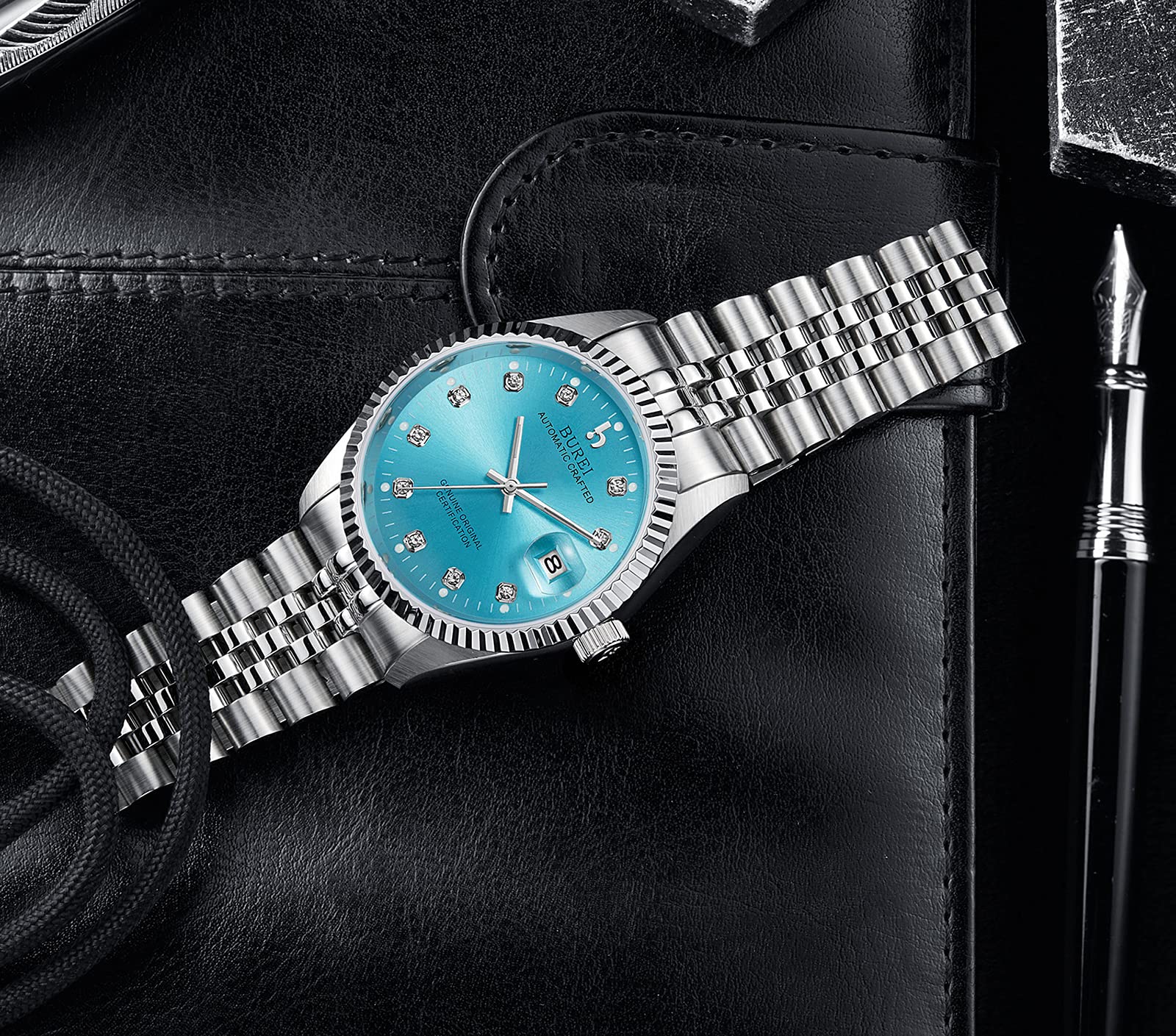 Foto 4 pulgar | Reloj Burei Para Hombre, Automático, De Lujo, A La Moda, Impermeable - Venta Internacional.