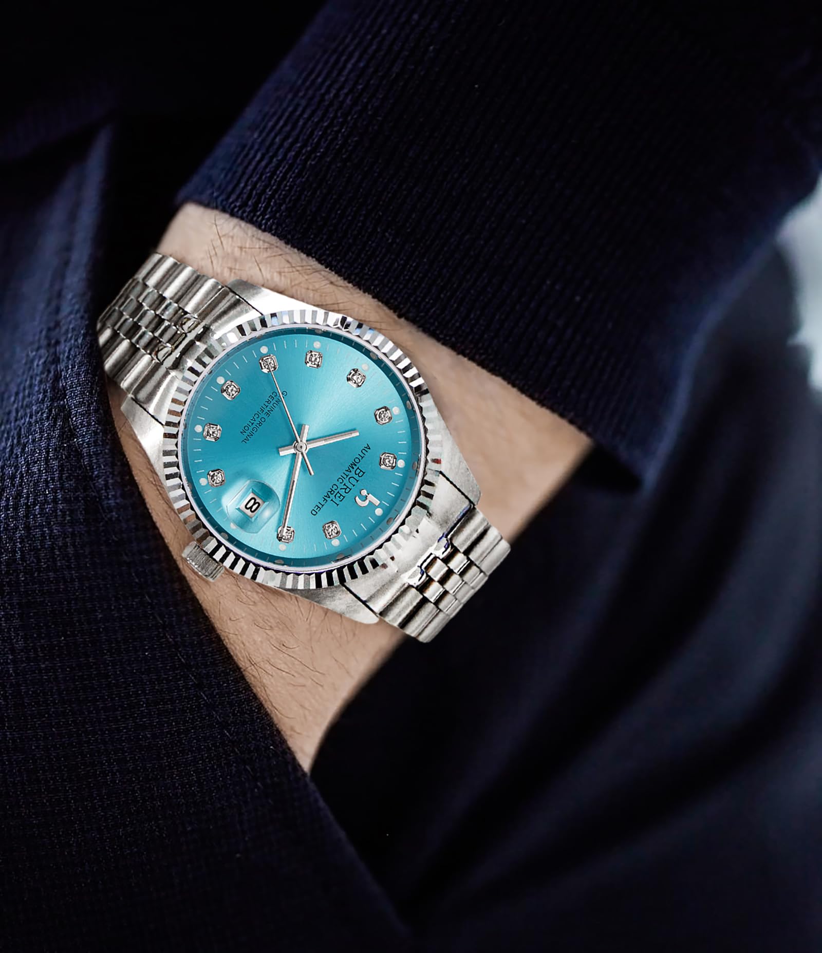 Foto 7 pulgar | Reloj Burei Para Hombre, Automático, De Lujo, A La Moda, Impermeable - Venta Internacional.