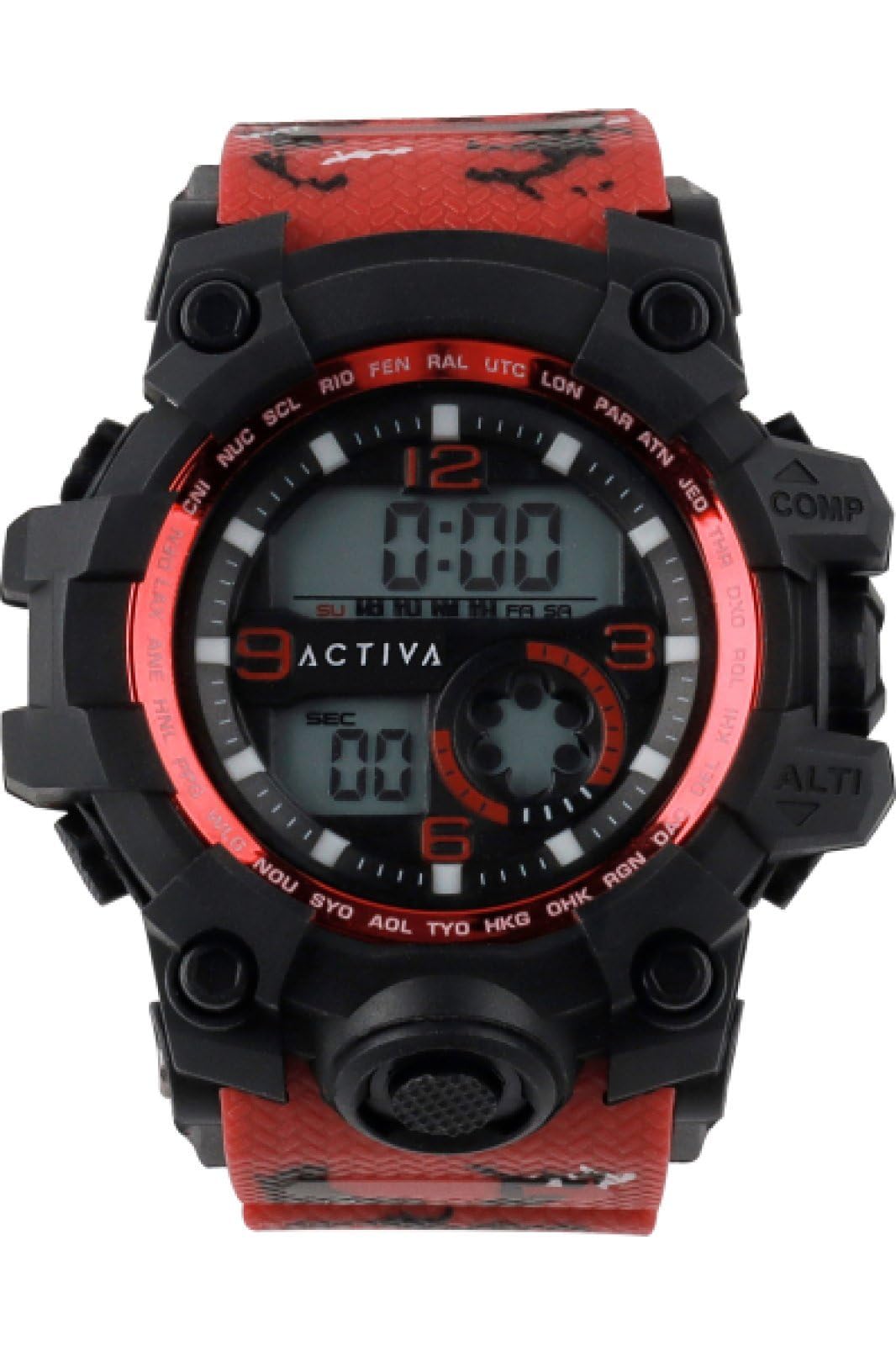 Foto 2 pulgar | Reloj Invicta, Carcasa Roja Resistente A Los Golpes, 44,5 Mm, Resistente Al Agua, 30 M - Venta Internacional.