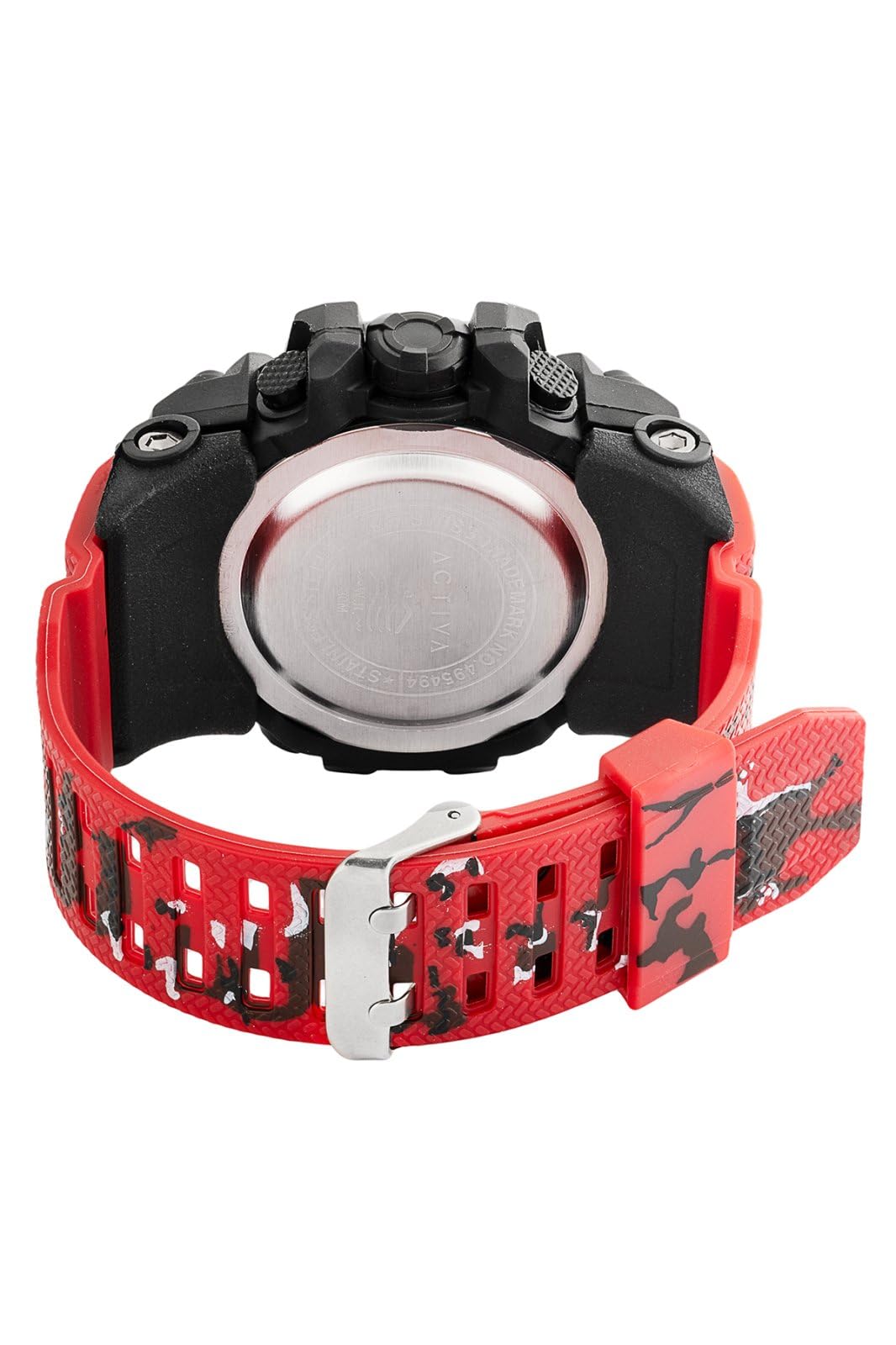 Foto 5 pulgar | Reloj Invicta, Carcasa Roja Resistente A Los Golpes, 44,5 Mm, Resistente Al Agua, 30 M - Venta Internacional.