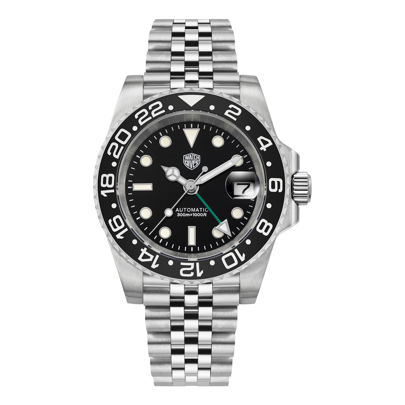 Reloj De Subbuceo Watchdives Wd16760 Gmt Automático De 40 Mm Para Hombre - Venta Internacional.