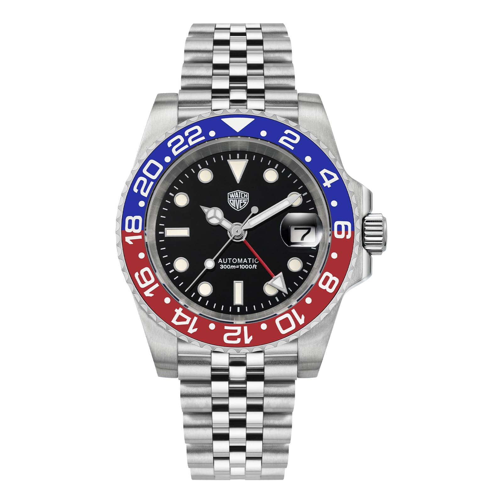 Foto 2 pulgar | Watchdives Wd16760 Sub Dive Gmt Automatic 40 Mm Para Hombre - Venta Internacional.