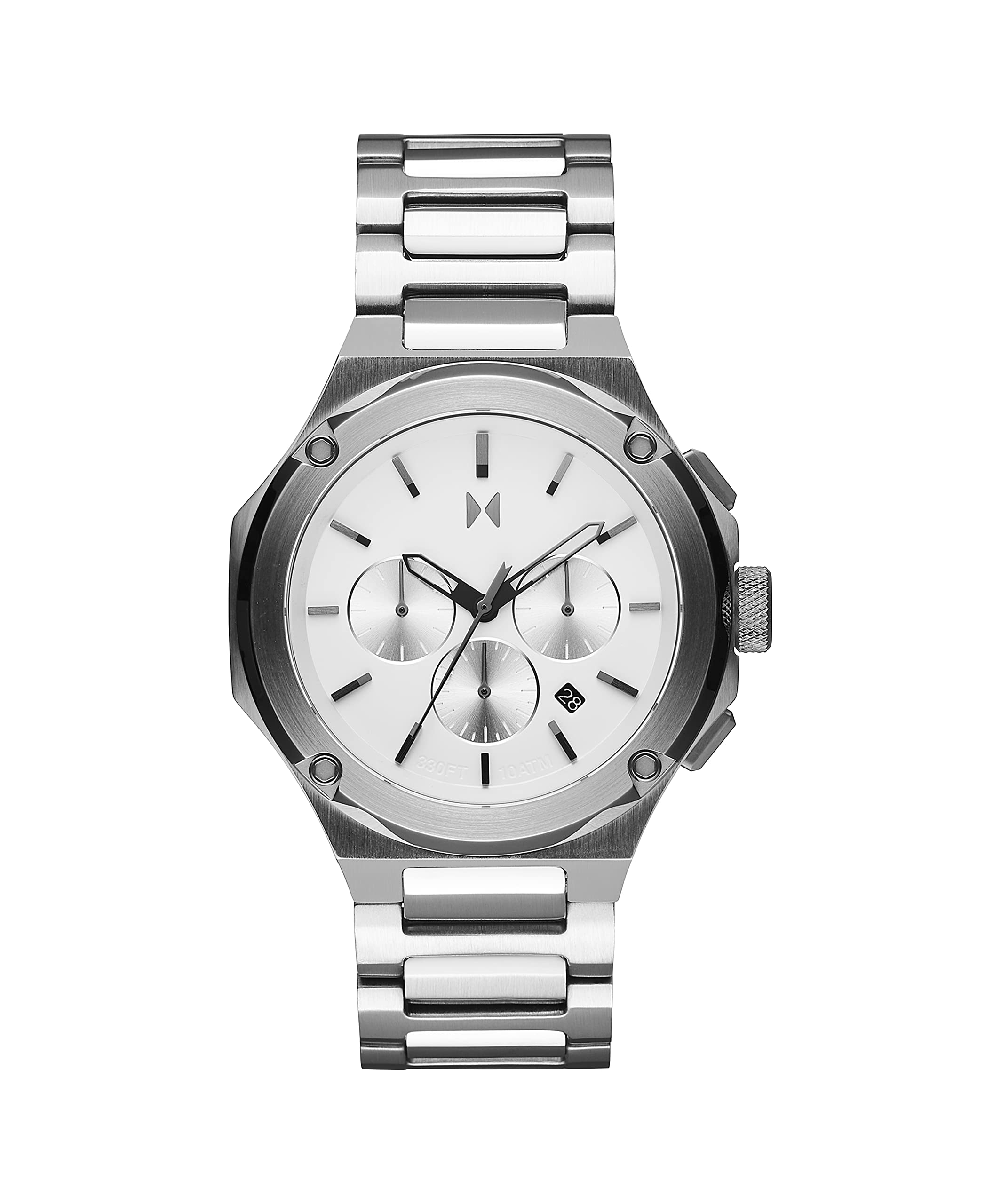 Foto 2 pulgar | Reloj Mvmt Raptor Con Cronógrafo Moon Para Hombre, Carcasa Plateada De 46 Mm - Venta Internacional.