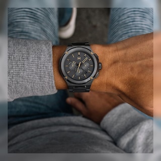 Foto 5 | Reloj Mvmt Raptor Con Cronógrafo Moon Para Hombre, Carcasa Plateada De 46 Mm - Venta Internacional.
