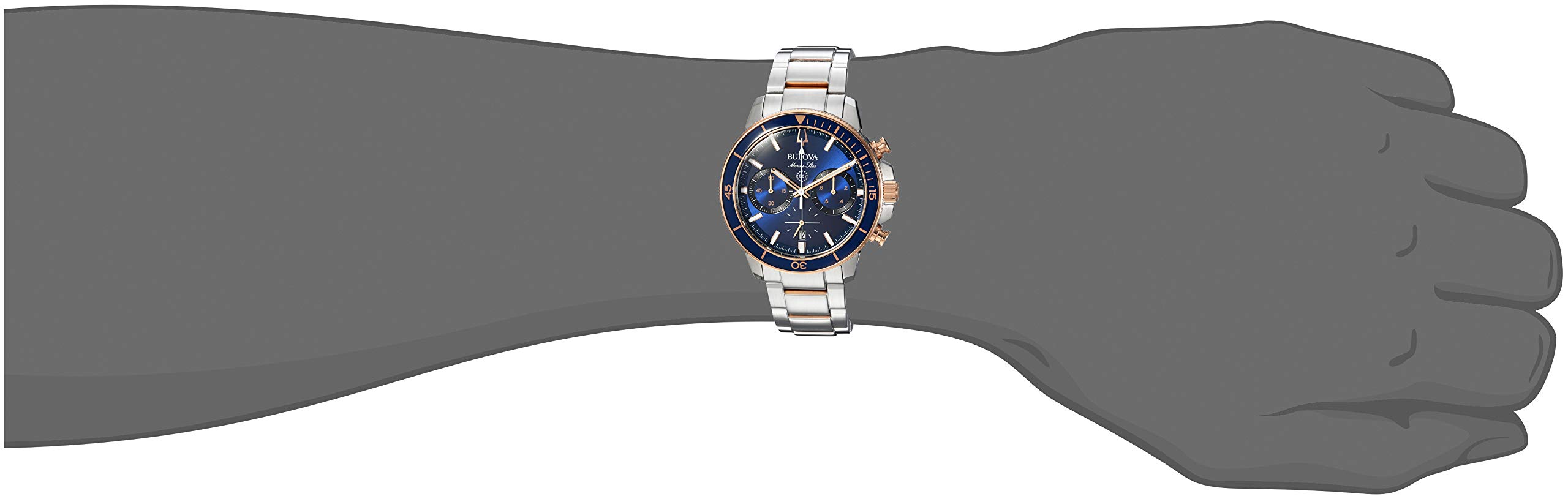 Foto 4 | Reloj Bulova Marine Star Series C 98b301 Para Hombre - Venta Internacional.